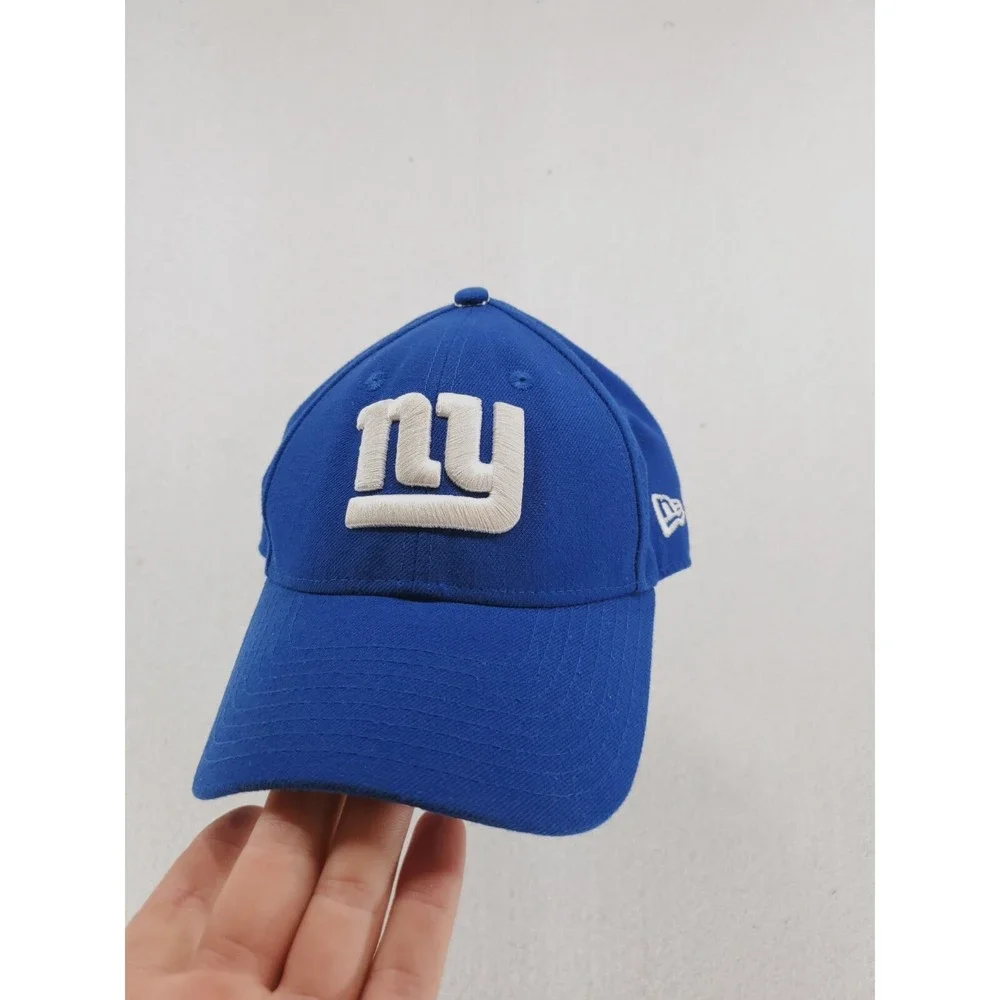 New York Giants Hat Cap Mens Blue New Era 9 Forty Strap Back Adjustable Football